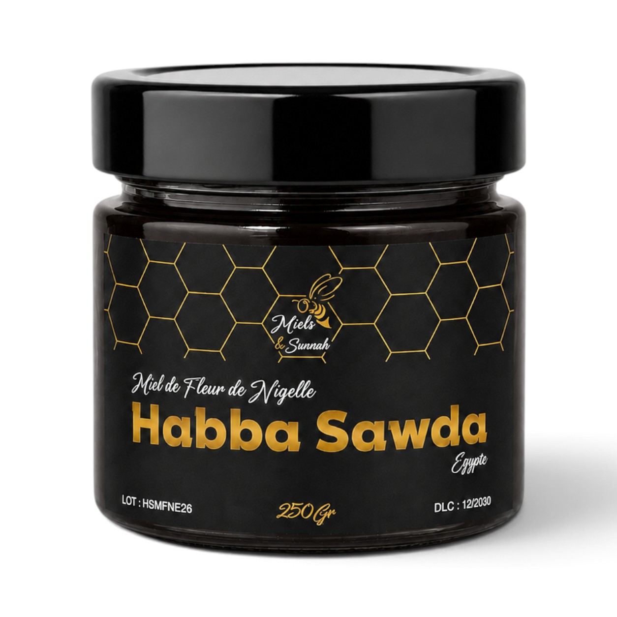 Habba Sawda – Miel de Fleur de Nigelle d'Égypte – 250g