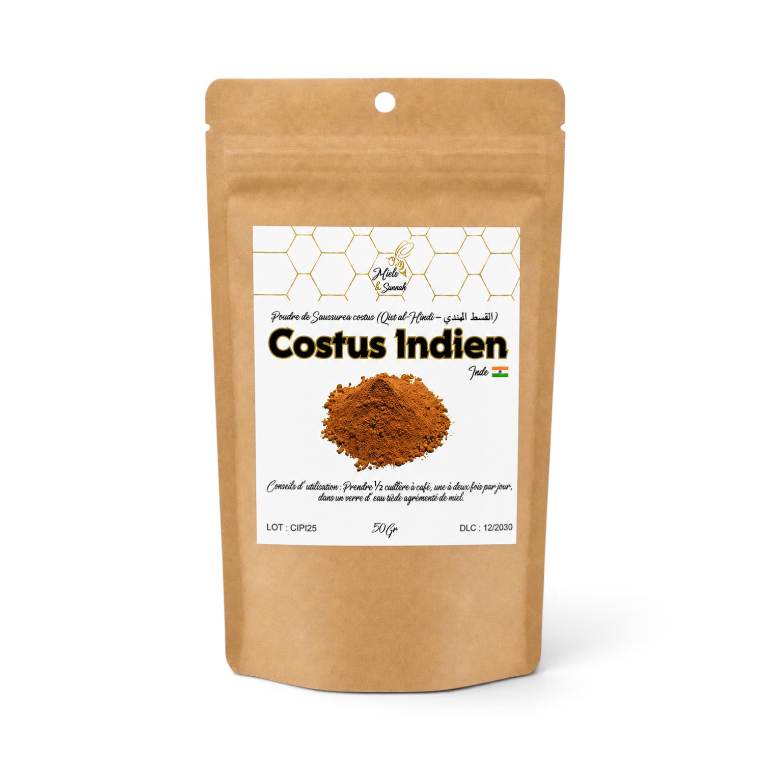 Costus indien en poudre - 50gr