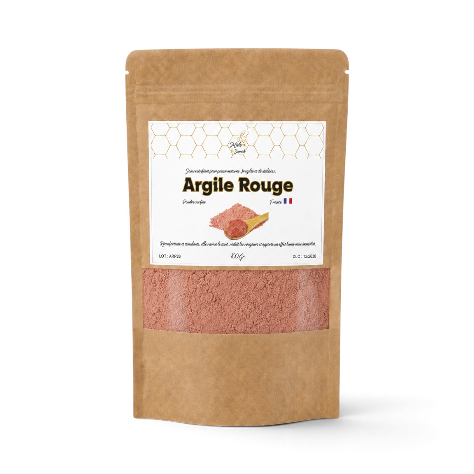 Argile Rouge – Poudre surfine - 100gr