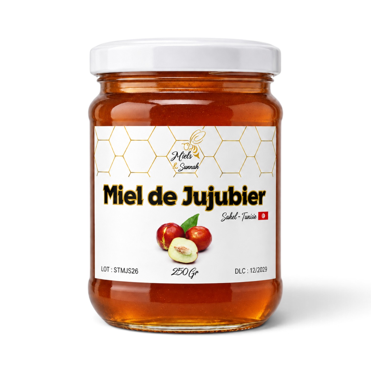 Miel de Jujubier du Sahel – Tunisie – 250g