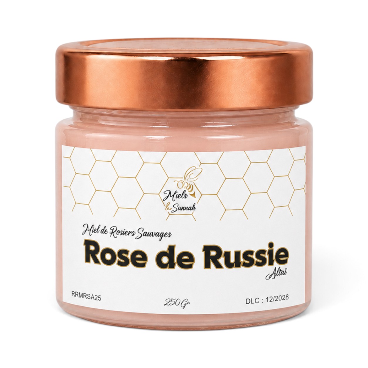 Miel de Rosiers Sauvages et Cynorhodon – Rose de Russie – 250g