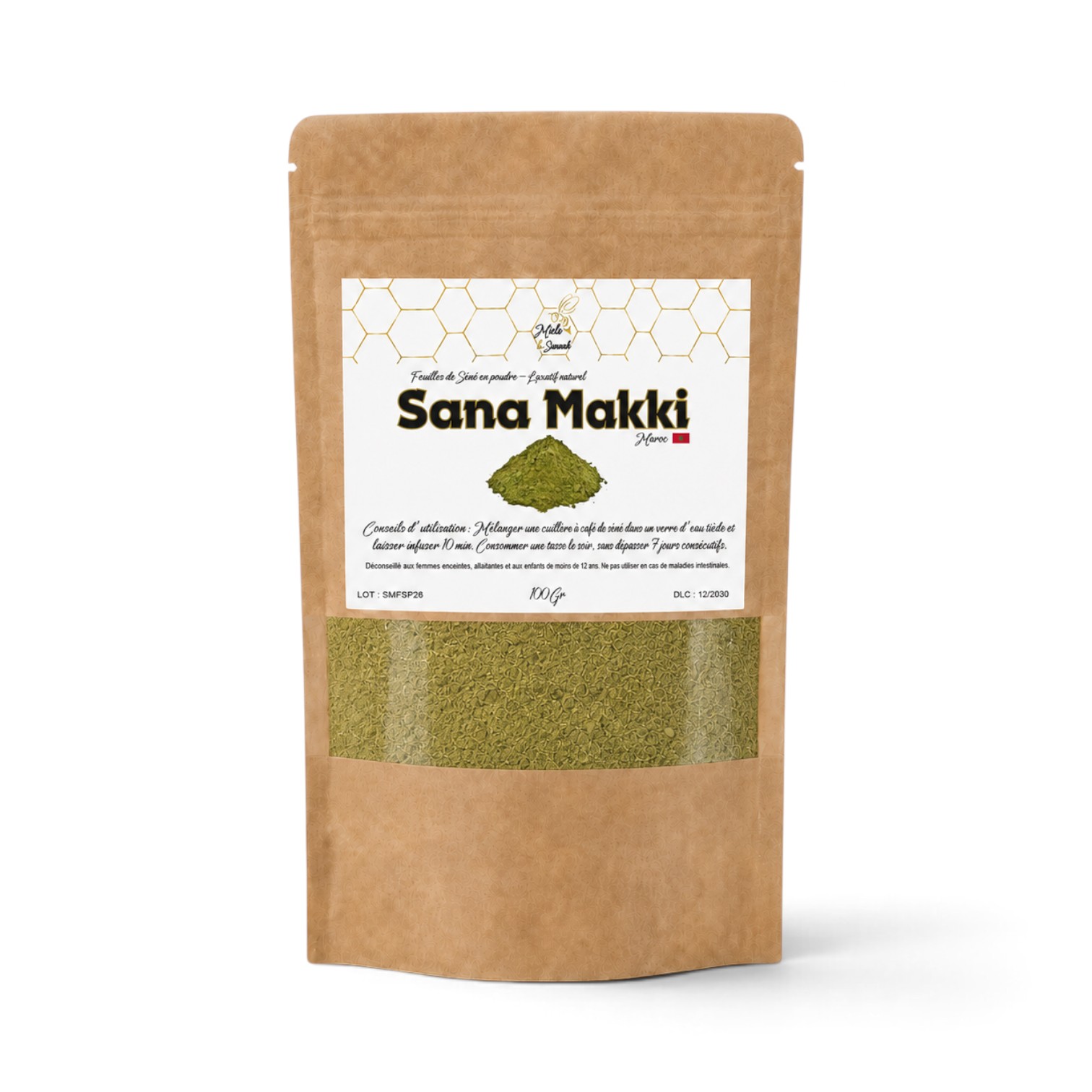 Sana Makki - Poudre de séné – 100gr