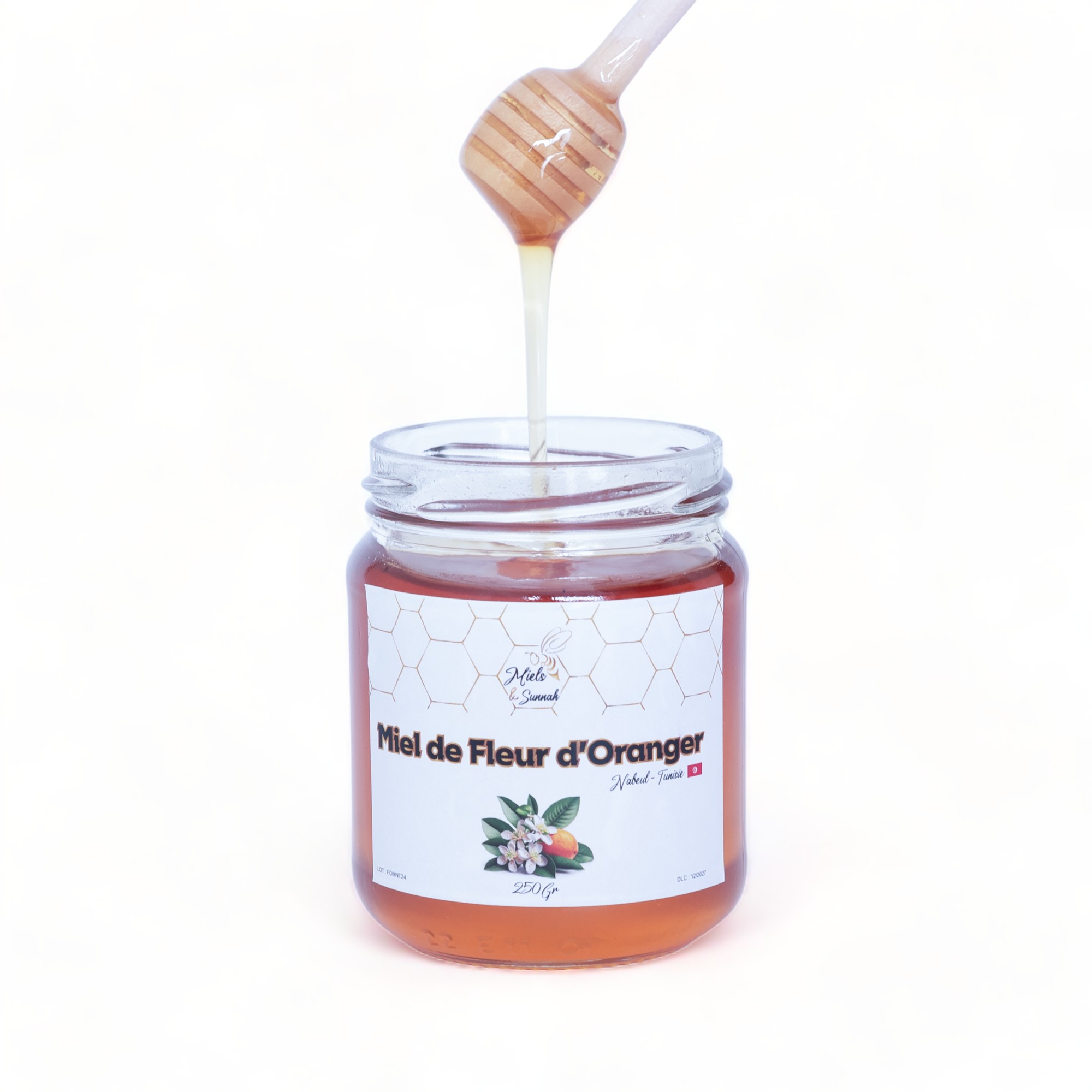 Miel de fleur d’oranger de Nabeul - Tunisie - 250gr – Image 2