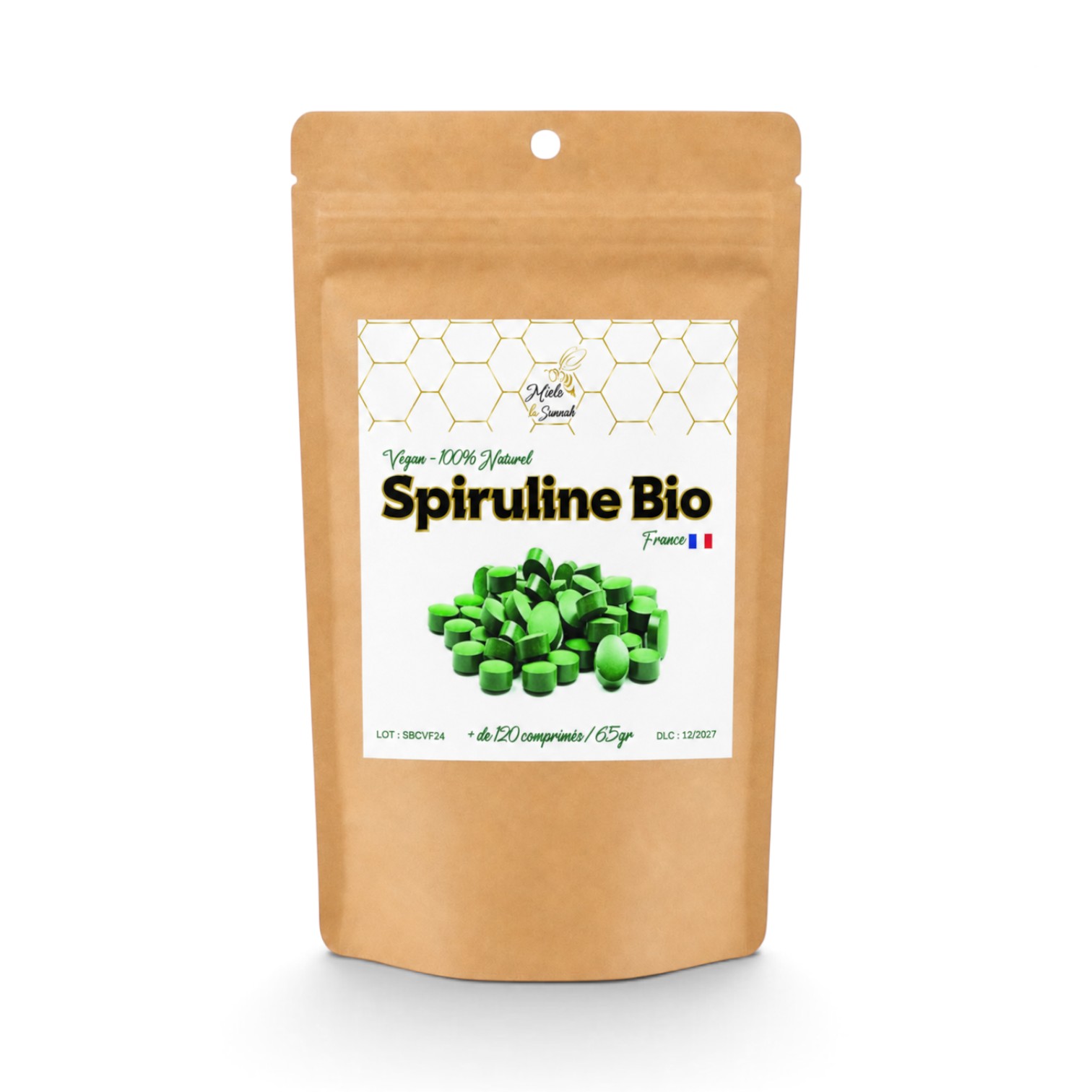 Spiruline Bio & Végan - 120 Comprimés