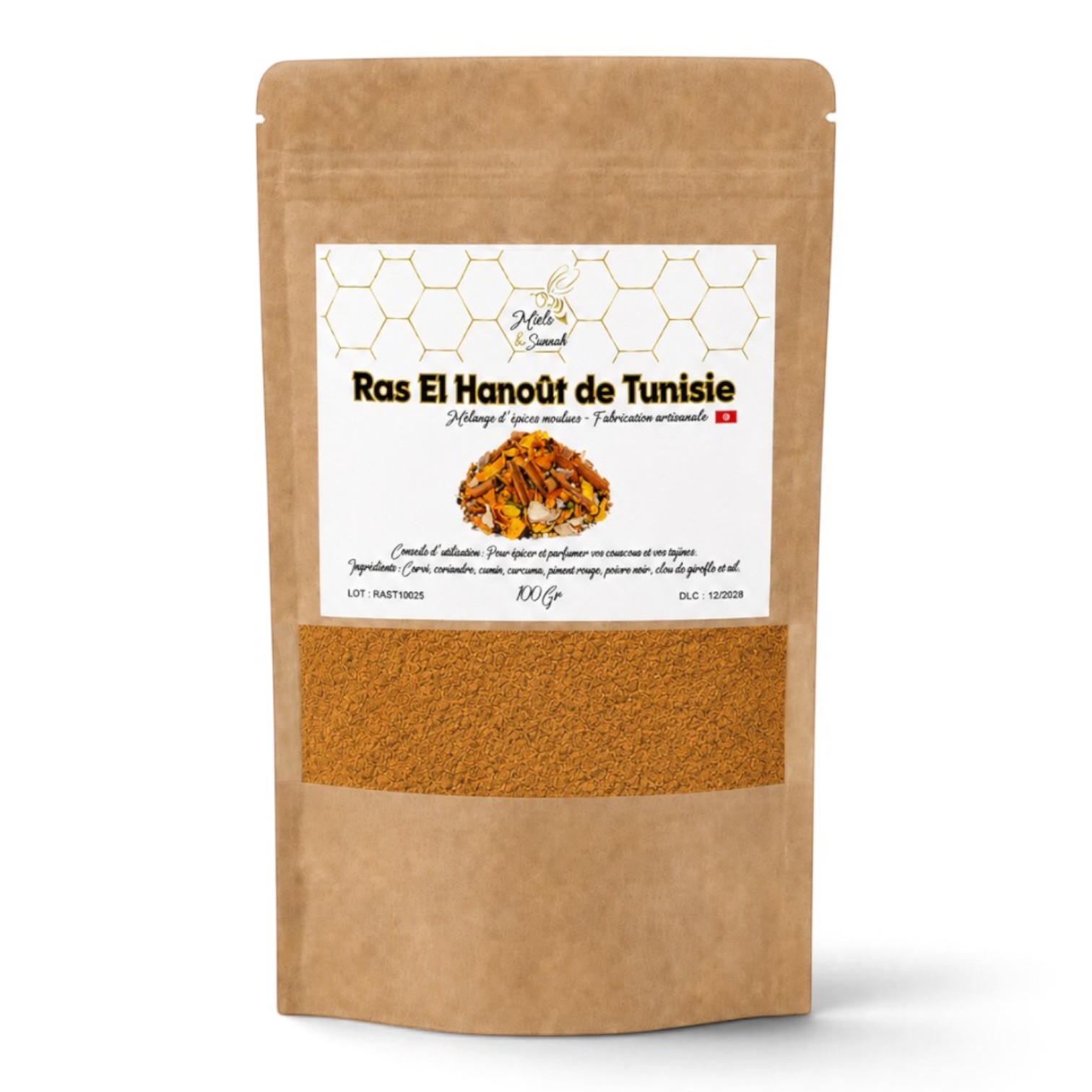 Ras El Hanoût de Tunisie – 100g