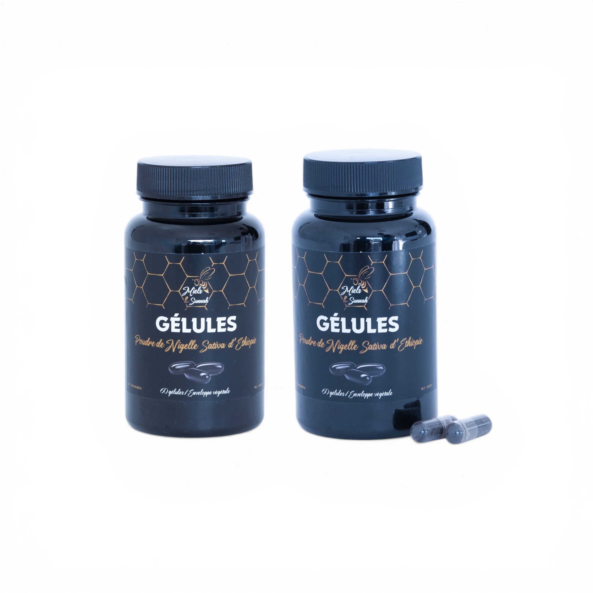 Cure de 2 mois de gélules de nigelle Sativa - (Végétales)