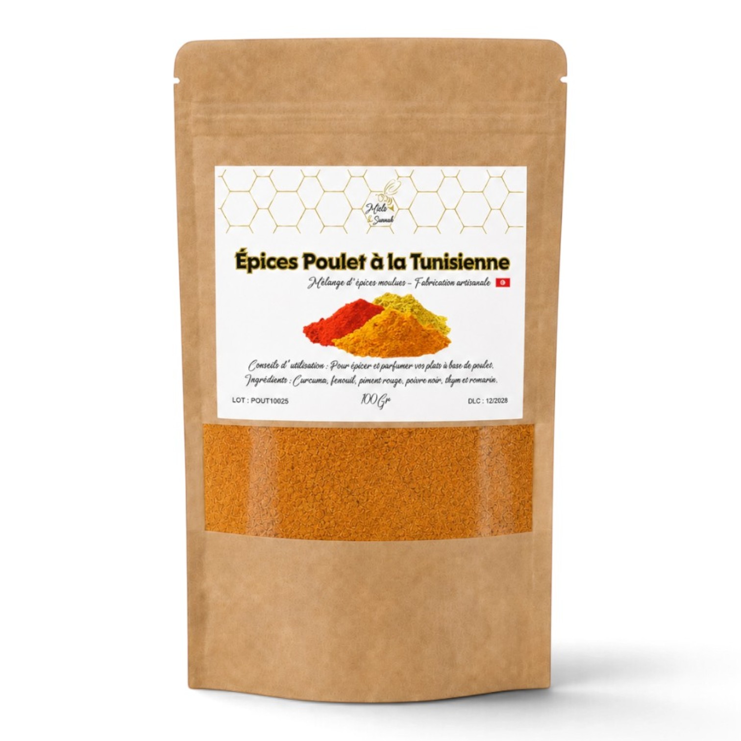 Mélange d'Épices (Poulet à la Tunisienne) de Tunisie – 100g