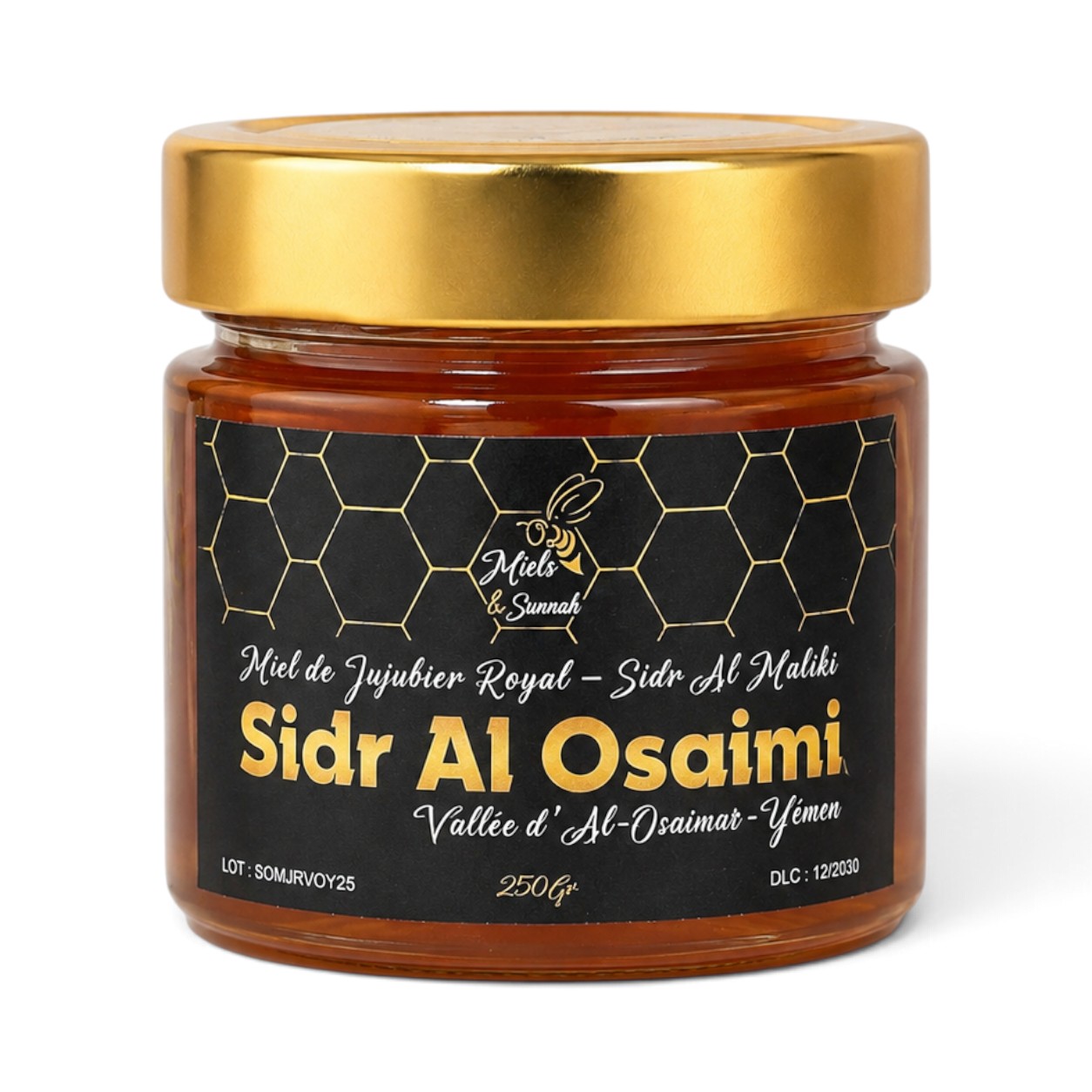 Sidr Al Ossaimi – Miel de Jujubier Royal des Vallées d’Ossamat du Yémen – 250g