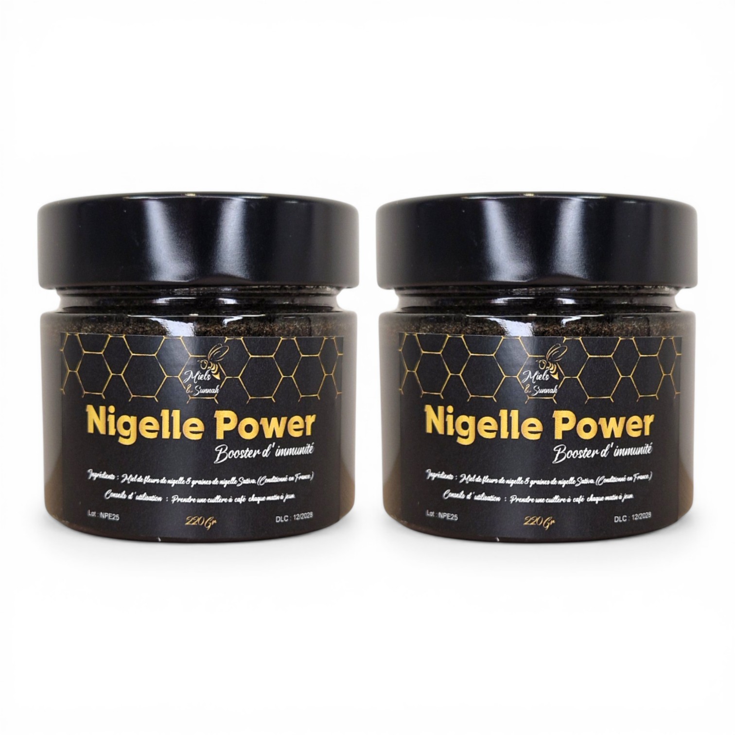 Lot de 2 Miels de Nigelle Power - 440gr