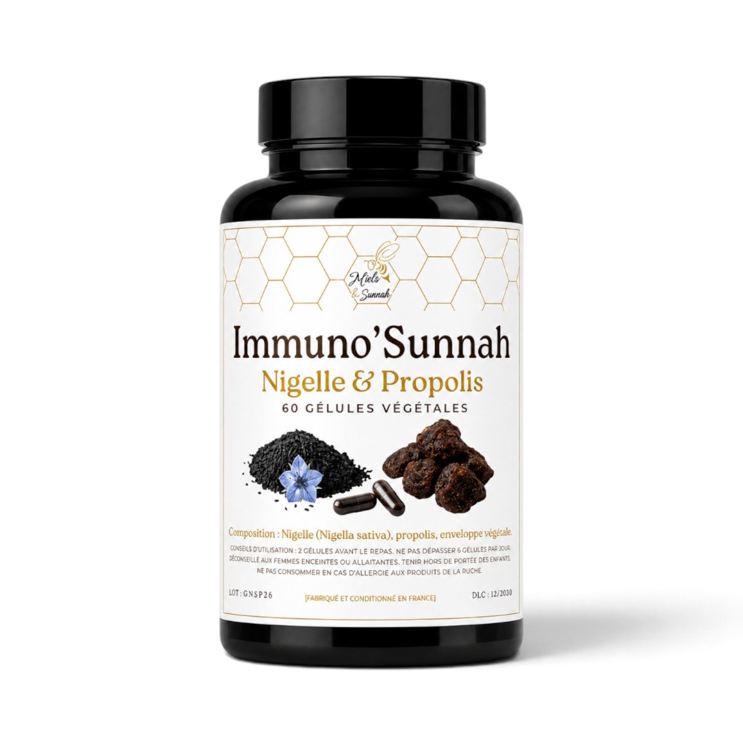Immuno'Sunnah – Gélules de nigelle et propolis