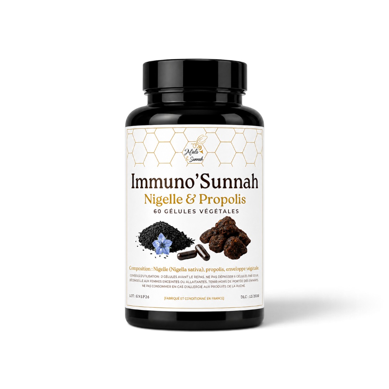 Immuno'Sunnah – Gélules de nigelle et propolis