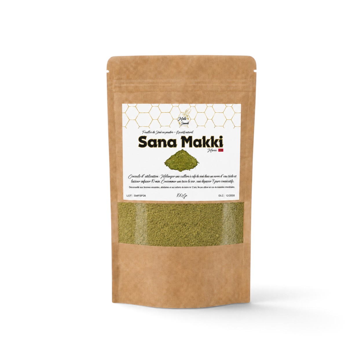 Sana Makki - Poudre de séné – 100gr