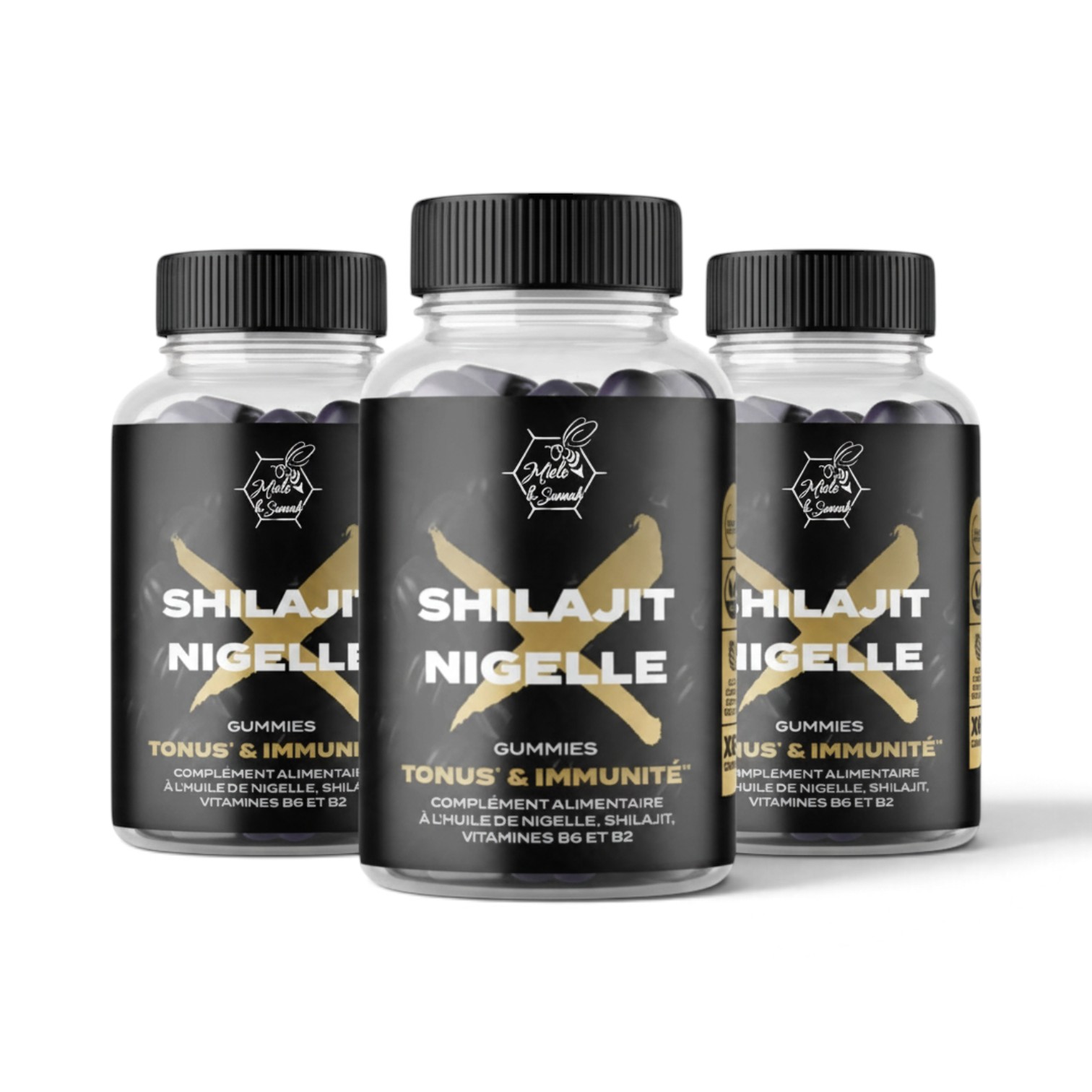 Gummies Nigelle & Shilajit OFFRE 2 ACHETÉS + 1 OFFERT