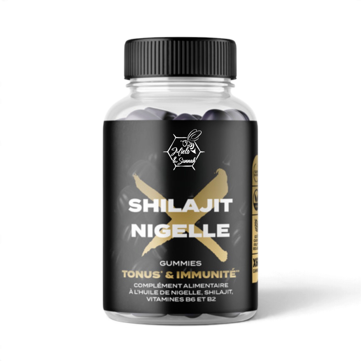 Gummies Nigelle & Shilajit – Tonus & Immunité – 60 Gummies
