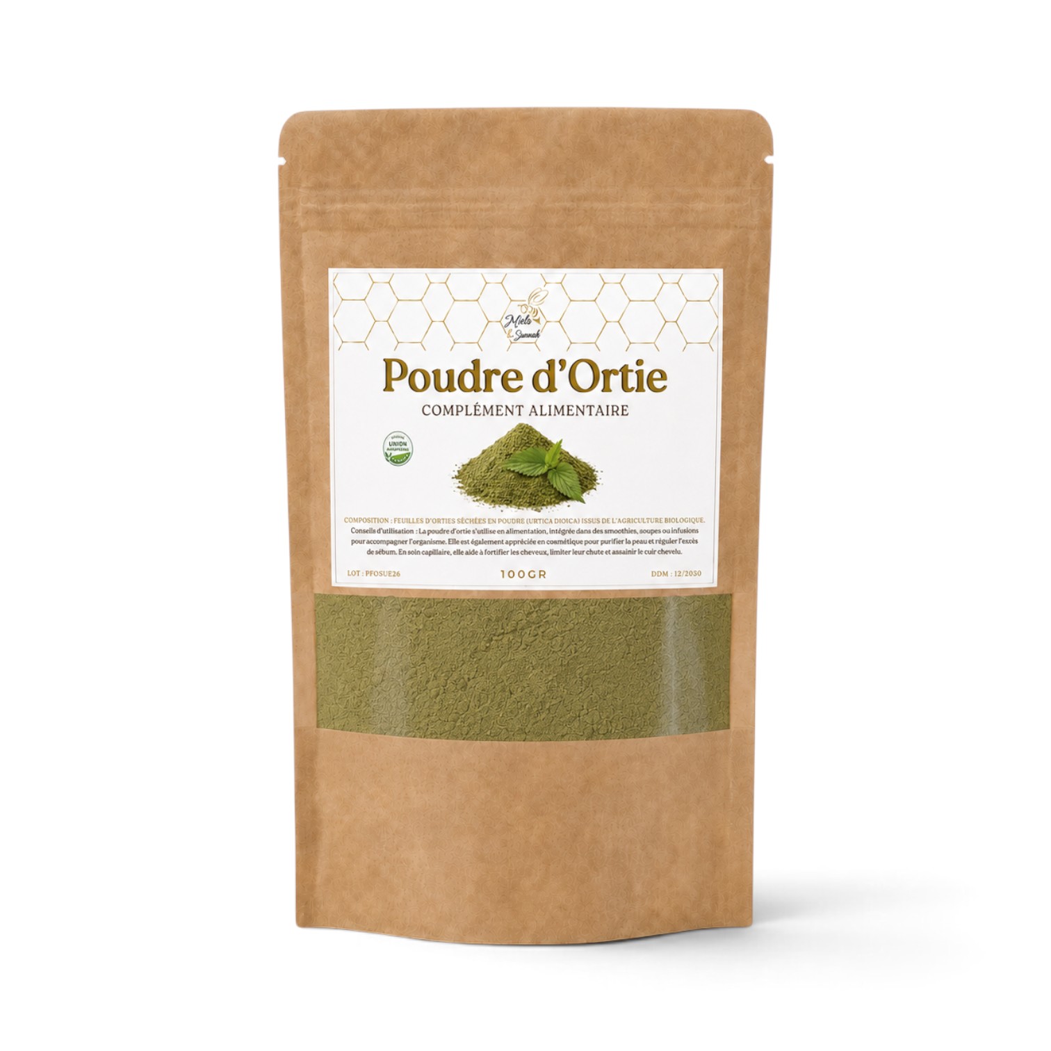 Ortie bio en poudre - 100g